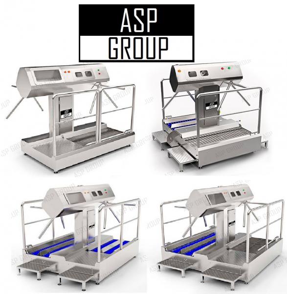 Санпропускники двухсторонние - станции гигиены,   "ASP-group" модели ASP-HL